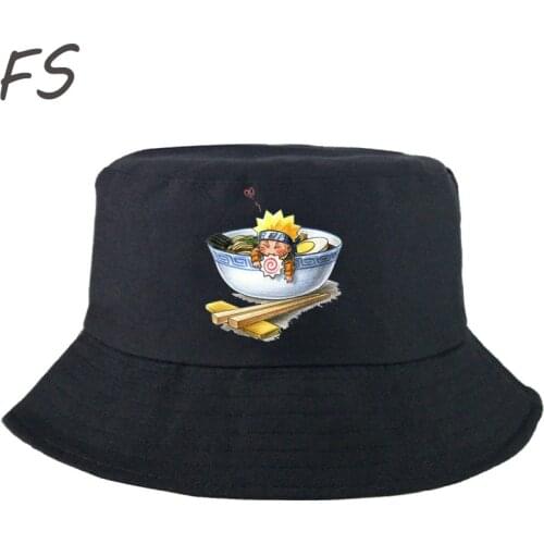 Japanese Anime Mens Cotton Bucket Hats Summer Sunscreen Panama Sun Hat Outdoor women Fisherman Hat bob Design Flat Visor панама