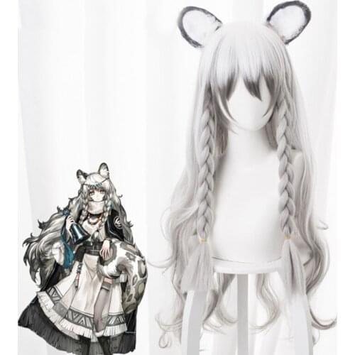 Game Arknights Cosplay Wigs Pramanix Cosplay Wig Heat Resistant Synthetic Wig Hair Halloween Party Anime Cosplay Wig