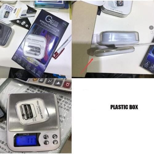 Plastic box For smart watch screen Protective film