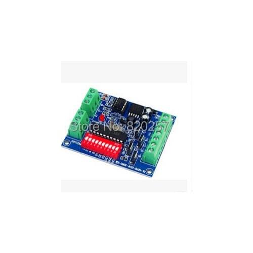 Free shipping 4CH RGBW dmx512 dimmer Controller,4 channel Easy dmx 512 controller, LED DMX512 decoder for RGBW in one led strip
