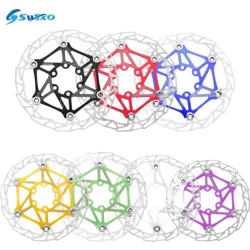 SWTXO Bicycle Brake Disc Rotor 160mm Heat Dissipation Floating Rotor MTB Disc Brake Pad Hydraulic Float Brake Pad