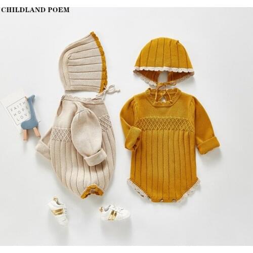 Knitted Baby Clothes Newborn Baby Romper Baby Girl Boys Clothes Onesie Infant Baby Jumpsuit Boys Girls Romper Playsuit Overalls