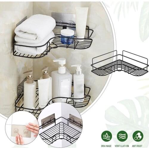 Corner Shower Caddy Shelf Storage Organizer For Bathroom Dorm And Kitchen Shower Storage Rack Shampoo Holder For Bathroom