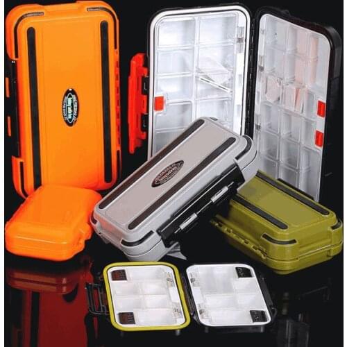 Waterproof Fishing Tackle Box Double-sided Bait Box Fish Hook Hook Storage Box Fishing Fly Fishing Accessories Storage Box