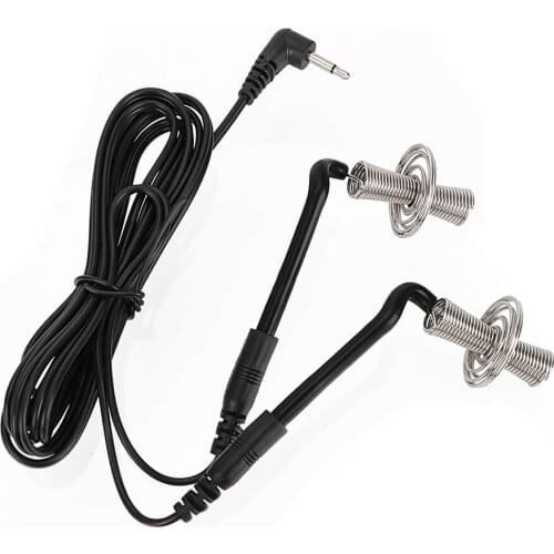 IKOKY Clitoris Clip Sex Toys For Women Electric Shock Attachment Medical Breast Massager Nipple Clip Steel Wire Spiral