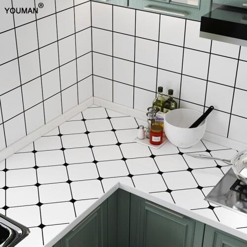 10M modern furniture decoration stickers kitchen cabinet wardrobe decoration wall stickers bathroom table PVC marble stickers