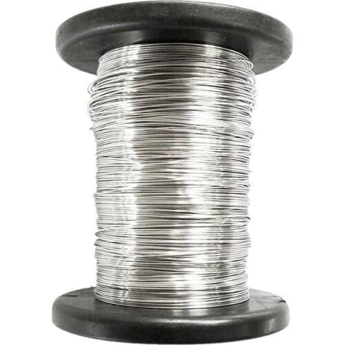 100m/lot Dia: 0.1mm 304 rolled stainless steel wire bright cold drawn wire SS thread DIY Hard or soft