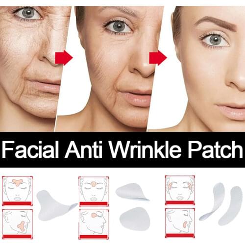 12/27/24pcs Facial Line Wrinkle Sagging Skin Lift Tape Frown Smile Lines Thin Face Stickers Forehead Anti-Wrinkle Lifting Mask