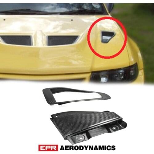 Car-styling For Mitsubishi Evolution EVO 5 6 Carbon Fiber OEM Hood Scoop Vent