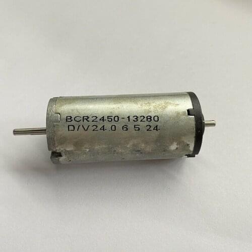 BCR2450 24mm*50mm Round Cylinder Electric Motor DC 12V-24V Strong Large Torque dual shaft