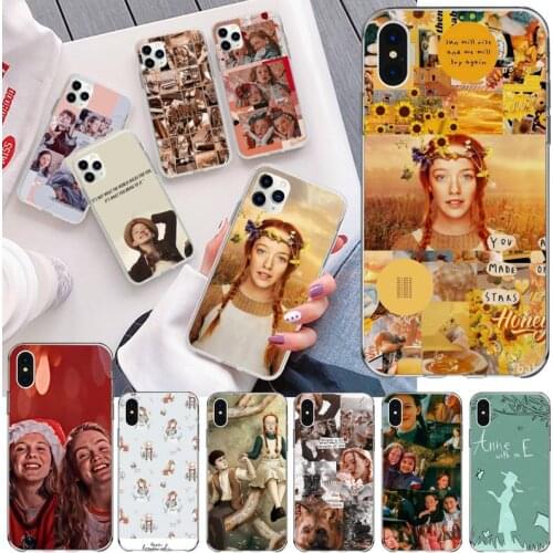 TOPCASHOP Anne with an E Phone Case for iphone 12 pro max mini 11 pro XS MAX 8 7 6 6S Plus X 5S SE 2020 XR cover