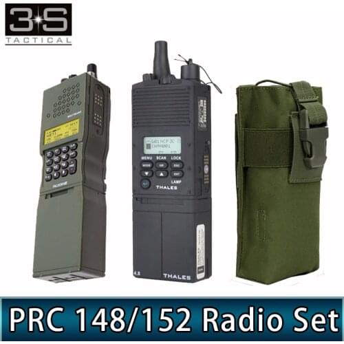 ZTAC Tactica Airsoft Dummy PRC152 Antenna PRC148 Radio Case PRC152 Radio With Antenna Package No Function PRC-152 Pouch