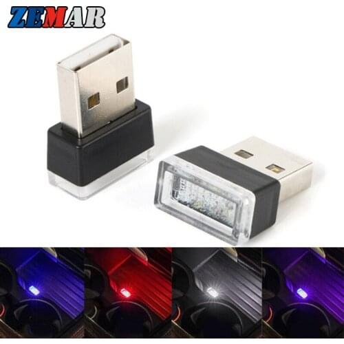 Car Interior Mini LED USB Atmosphere Light for Audi Q5 Q7 A6 C5 C7 A3 8P 8V 8L A4 B8 B9 A5 A4 B6 B7 A1 TT mk1 mk2 Q3 sportback