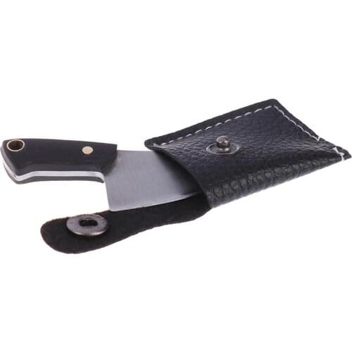 Quality Stainless Steel Blade, Wood Handle Mini Pocket Chopping Knives,Neck Knife Pendant