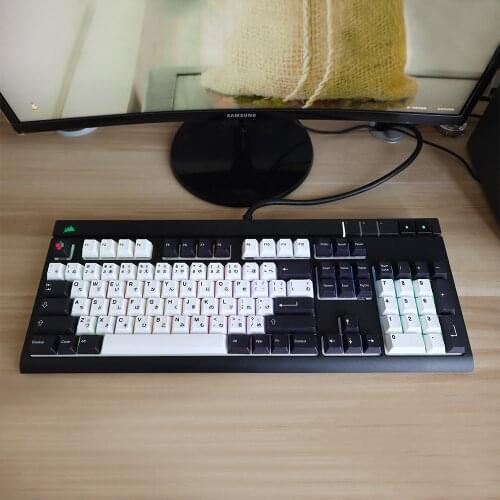 Jpanese Font pbt Keycap Cherry Profile Dye Subb Keycaps For MX Switches GK61 64 68 96 108 Corsair STRAFE K65 K70 G710+ Key Cap
