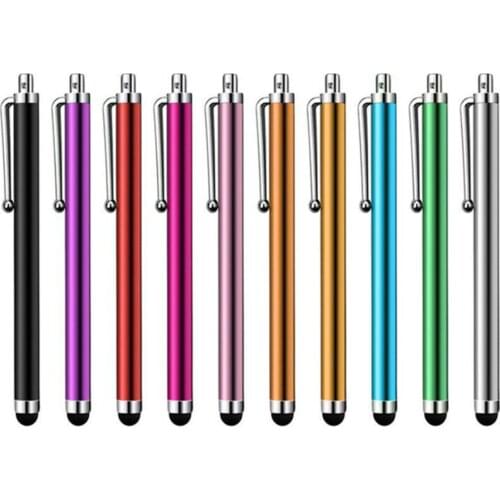 Metal Tablet Pen With Clip Capacitive Stylus Pens Touch Screen for Smart Phone Tablet PC For iPhone iPad