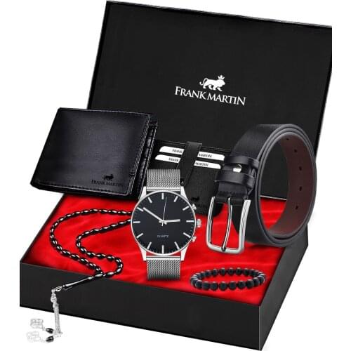 Mens Watch Wallet Belt Badge Holder Gift Set 20-031