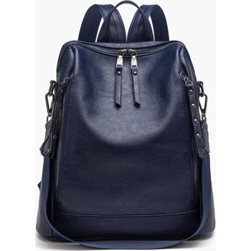 New Fashion Womens Backpack Female PU Shoulder Bag Wild Leisure Travel Large Capacity Bags Ladies Bagpacks Bag For Women School