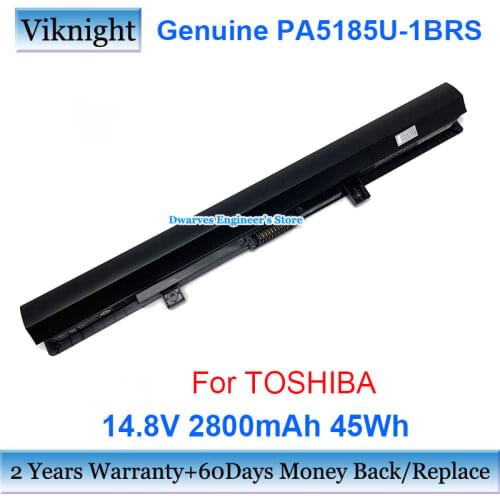 Genuine PA5185U-1BRS Battery For TOSHIBA C55 C55T C55D PA5184U-1BRS PA5185U PA5185U-1BRS PA5186U-1BRS Battery 14.8V 2800mAh 45Wh