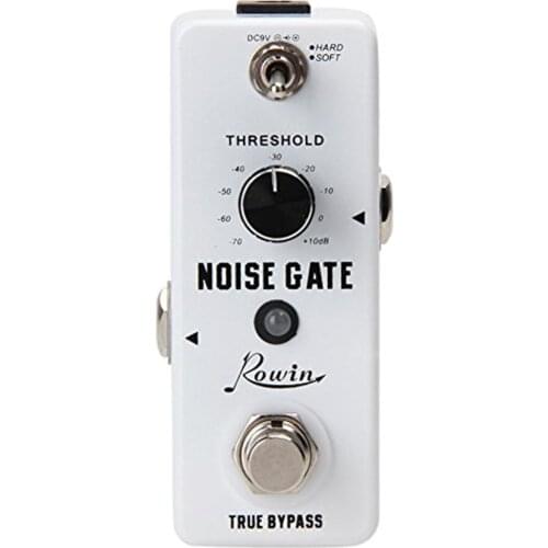 Rowin Noise Gate Guitar Effect Pedal 2 Modes True Bypass Aluminum Alloy Shell Noise Reduction Suppressor Effect Pedal
