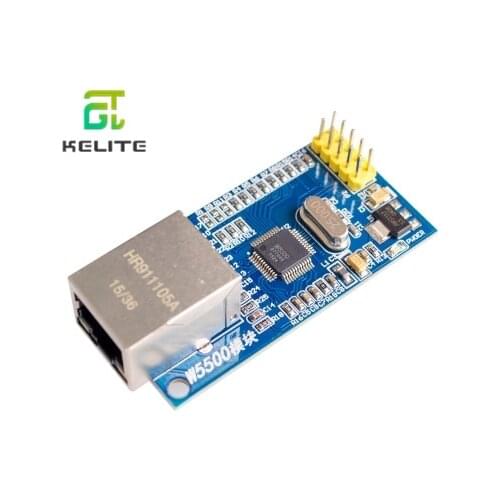 1pcs W5500 Ethernet Network Modules For Arduino TCP/IP 51/STM32 SPI Interface 3.3V 5V I/O MCU