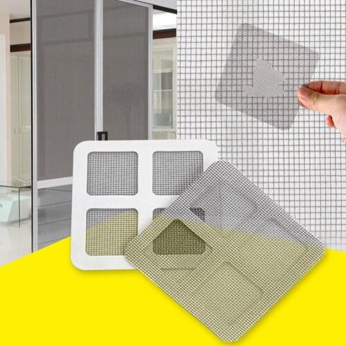 Fix Net Window Home Adhesive Anti Mosquito Fly Bug Insect Repair Screen Wall Patch Stickers Mesh Window Screen Window Net Mesh