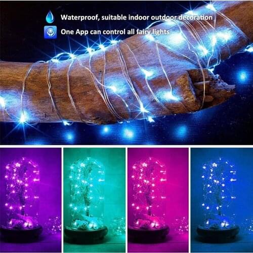 Fairy Lights USB Bluetooth Copper Wire LED String Light Garland Bedroom for Home Wedding New Year Decoration Christmas Lights