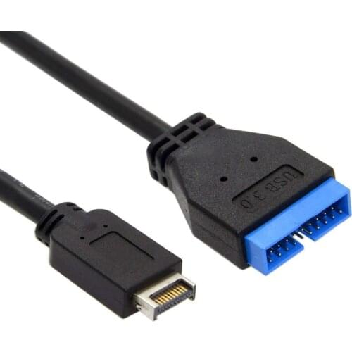 Hot-USB 3.1 Front Panel Header to USB 3.0 20Pin Header Extension Cable for ASUS Motherboard 20cm