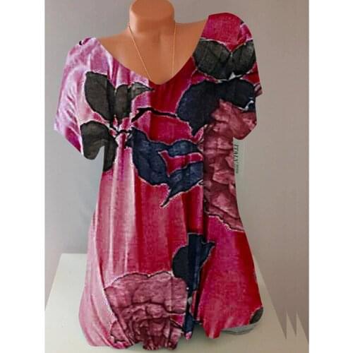 Woman Summer Top Female Woman T Shirt Casual Plus Size Tshirt