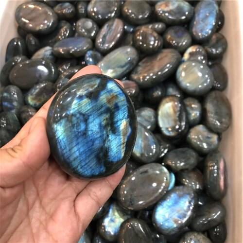 50-200g Natural Colorful Labradorite Crystal Original Moonstone Natural Stones Ornament Moonstone