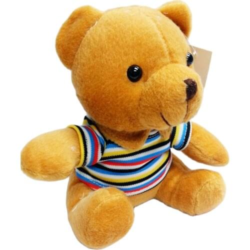 17CM Home Car Bedroom Decor Decoration Toy Teddy Bear Plush stuffed Toys Soft Stuffed Animals Ted Bear Plush Dolls