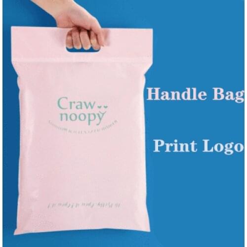 50Pcs Light Lotus Color Courier Bags Mailing Packing Thickness Storage Bag Envelope Waterproof Bags PE Material Postal