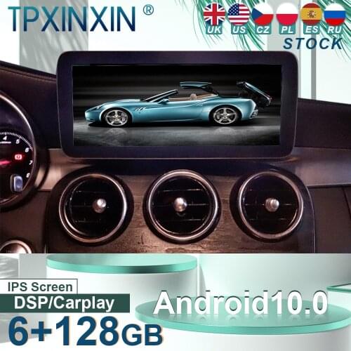 For Mercedes-Benz C Class Android 10 Carplay Radio Player Car GPS Navigation Head Unit Car Stereo BT WIFI