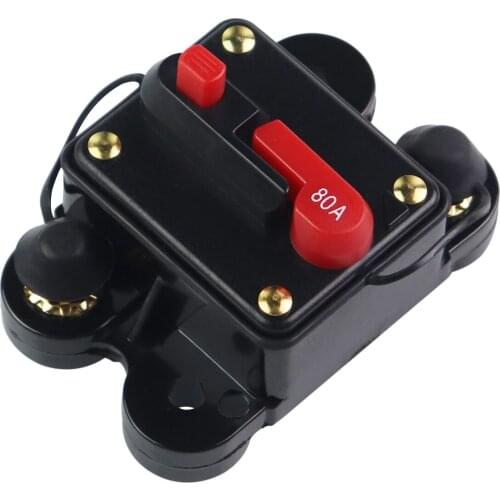 30A 40A 50A 60A 70A 80A 100A 120A 150A 200A 250A 300A AMP Circuit Breaker Fuse Reset 12-48V DC Car Boat Auto Waterproof