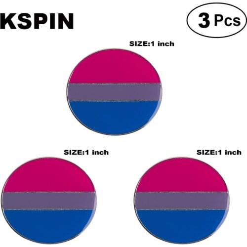 Bisexual Lapel Pin Brooches Pins Flag badge Brooch Badges