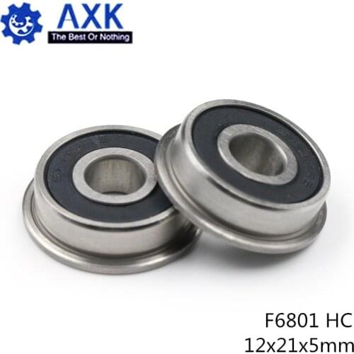 F6801 Hybrid Ceramic Bearing 12*21*5 mm ABEC-1 ( 1 PC) Industry Motor Spindle F6801HC Hybrids Si3N4 Ball Bearings 3NC F6801RS