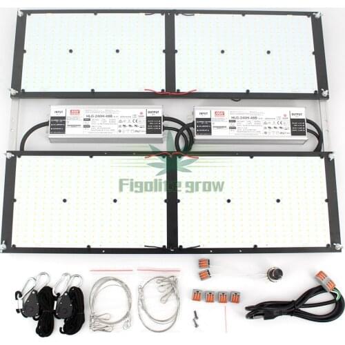 Figolite grow Dimmable Quantum Tech V2 Board led grow light board 480w QB288 Samsung LM301B mix Red 660nm UV,IR