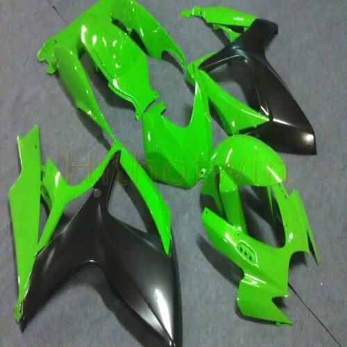 GSX R750 Custom motorcycle cowl for GSX-R600 / 750 2006 2007 K6 GSXR600 ABS plastic Fairing Injection mold green