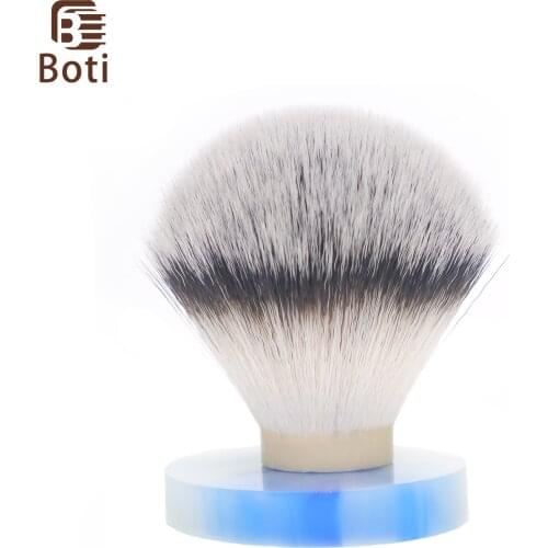 Boti Brush- 3 Color Synthetic Hair Shaving Brush Knots Class A Gel Tip Bulb Type Mens Beard Shaping Tool Round Chassis