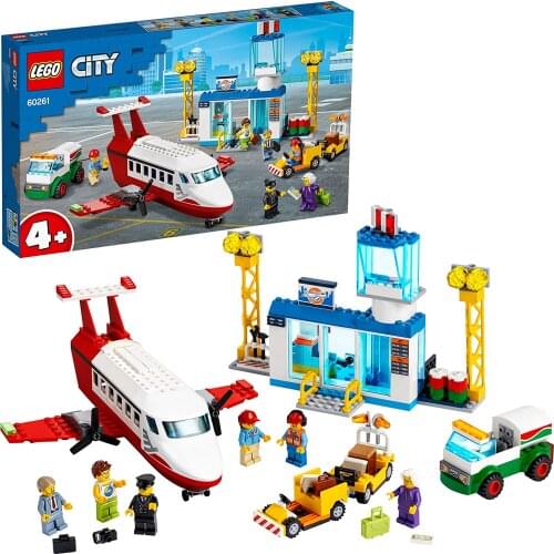 LEGO City Central Airport Building Toy 60261 ( 286 Pieces )