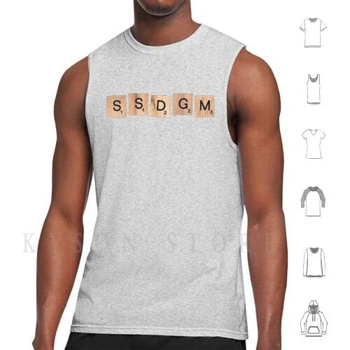 Scrabble-Ssdgm Tank Tops Vest Sleeveless Ssdgm Stay Sexy Murdered Mfm Favorite Murder Podcast Scrabble