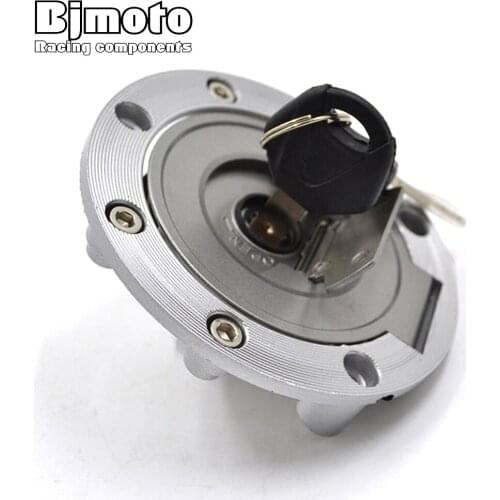 BJMOTO Motorcycle Fuel Gas Cap Cover Tank Lock Set with Keys For Yamaha YZF R1 R6 R6S FJ09 MT01 MT03 MT07 FZ07 MT09 FZ09 XJR1300