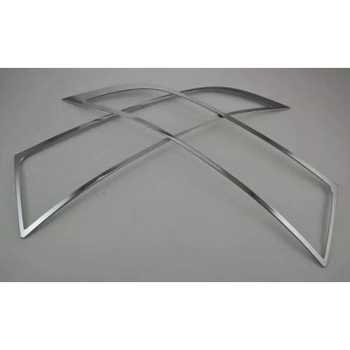 For Ford Edge 2015 2PCS ABS Chrome Car Large Shade Cover Trim Car Styling Accessories