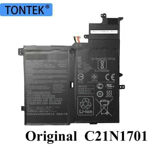 Genuine C21N1701 Laptop Battery For Asus VivoBook S406U S460UA S406UA-BM360T S406UA-BM146T S406UA-BM148T K406UA C21PQC5