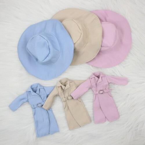 Blyth clothes three kinds of color coats and hats for 1/6 doll,normal , joint body ,azone ,licca,icy doll