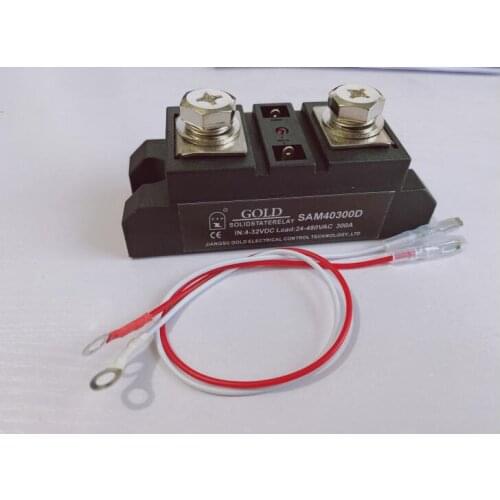 SAM40150D SAM40200D SAM40250D SAM40300D 4-32VDC to 48-530VAC Industrial large current solid state relay DC-AC