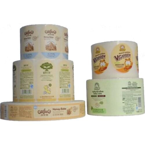 Adhesive back side aluminium foil paper tire label