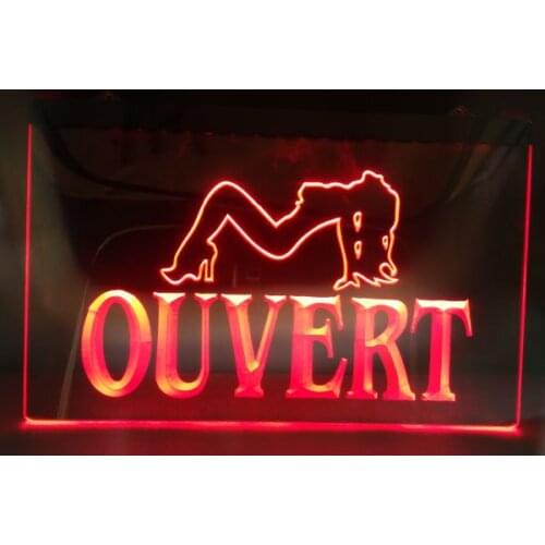 Se04 OUVERT Sexy Sex beer bar pub LED Neon Enseigne Lumineuse Wholeselling Dropshipper vintage home decor