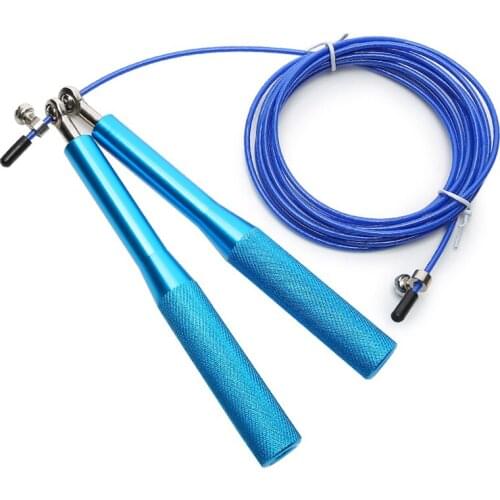 Skipping Rope Ultra-speed Steel Wire Jumping Ropes for Fitness Basketball Training 3 M Adjustable Jump Rope Running Warm Up