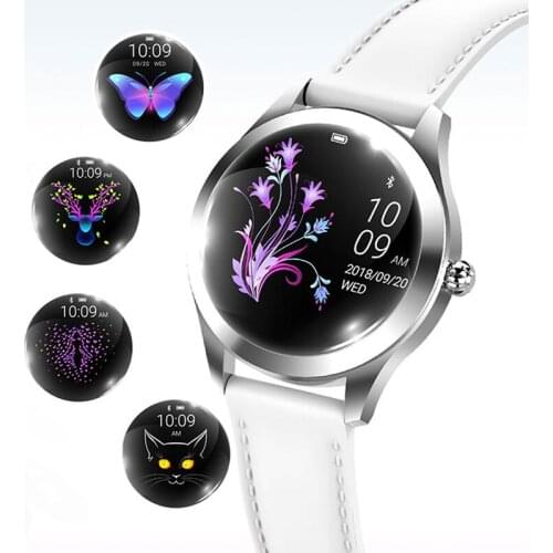 KW10 Smart Watch Women IP68 Waterproof Heart Rate Monitoring Smart Wrist Band Bluetooth For Android IOS Fitness Smart Bracelet